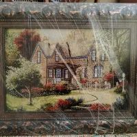 تابلو فرش چله نخ نو نو