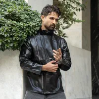 کاپشن چرم مردانه پرداخت درب منزل|لباس|مشهد, درابد امام|دیوار