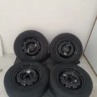 رینگ و لاستیک فنر لنزو و قالپاق