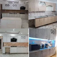 انواع کابینت)آماده)آشپزخانه)ورق سفیدگرید+Aسری اول
