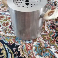 کتری استیل قدیمی محکم سنگین اصل