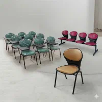 صندلی صدفی و صندلی دانش آموزی تکی و گروهی ،