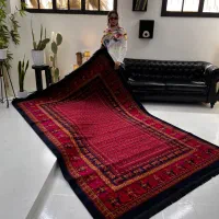 فرش قرمز مشکی قجری|فرش|تهران, شکوفه (عبدل آباد)|دیوار