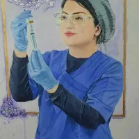 نقاشی اکرلیک ثبت لحظه های زیبای زندگی