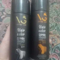 اسپری رنگ مو نقره ای و طلایی