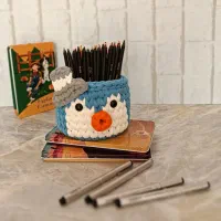 جا مدادی عروسکی طرح پنگوئن