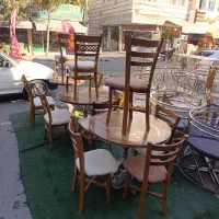 ناهارخوری چوب روس|میز و صندلی غذاخوری|دورود, |دیوار