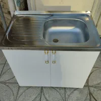 کابینت زیر سینک کابینت ظرفشویی مدل لگن راست فلزی|مصالح و تجهیزات ساختمان|تهران, سلسبیل جنوبی|دیوار