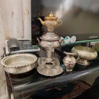 سماور و سرویس ورشو و برنج و مس آنتیک|کلکسیون اشیاء عتیقه|اردبیل, |دیوار