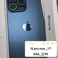 آیفون 15promax درحدآک 1 ترابایت