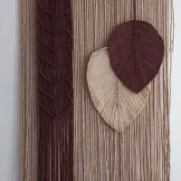 شلف ۴ طبقه مکرومه چوبی|کتابخانه، شلف، قفسه‌های دیواری|قم, زنبیل آباد|دیوار