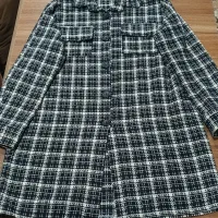 مانتو عبایی وشومیزی گرم زنانه وشلوار جین بگ ترک