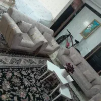 مبل ۷ نفره سالم و تمیز|مبلمان خانگی و میز عسلی|تهران, سعادتآباد|دیوار