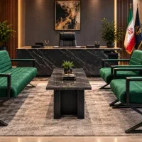 مبلمان اداری میز و صندلی دفترکار / فایل کد 3500