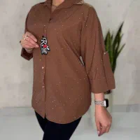 شومیز زنانه تمام نگین