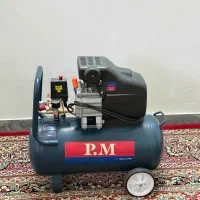 پمپ باد ( کمپرسور هوا ) ۵۰ لیتری مارک p.m|ابزارآلات|لار, |دیوار