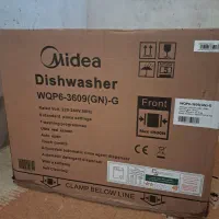 ظرف شویی شش نفره نو رنگش سفید است مارک مدیا