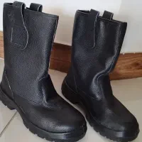 پوتین تمام چرم جوشکاری پنجه فولادی