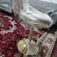 صندلی بار و  آرایشگاه.صندلی کافه.پایه طلایی  شیک|صندلی و نیمکت|چرام, |دیوار