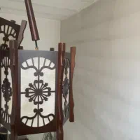 لوستر چوبی ۲ عدد|لوستر و چراغ آویز|اسلام‌شهر, شهرک مفیدی|دیوار