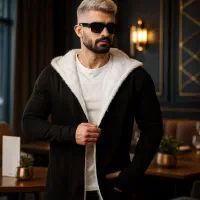 شنل خز سفید مردانه مدل venit|لباس|کاشان, شهرک امیرکبیر|دیوار