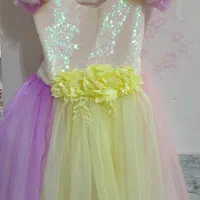لباس عروس دخترانه خوش رنگ