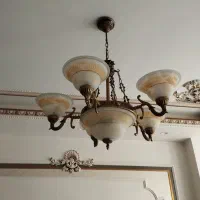 لوستر پذیرایی و آشپزخانه و اتاق خواب