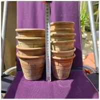 گلدان ( سفالی ) ۱۰تاش با هم ۳۲۰ت