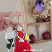 عروسک مکرومه|صنایع دستی و سایر لوازم تزئینی|بروجرد, |دیوار