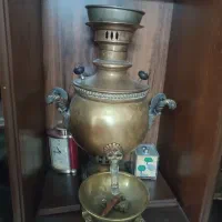 سماور زغالی عتیقه روسی شناسنامه دار