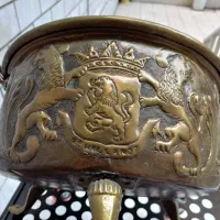 ظرف مسی خارجی قلمکاری شده