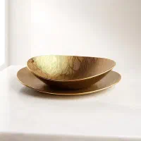 میوه خوری طلایی پایه دار