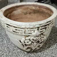 گلدان سفالی بزرگ