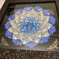 ظرف تزیینی میناکاری شده