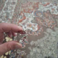 انگشتر نقره چهل گل
