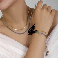 ست گردنبند و دستبند ماری نو