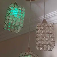 لوستر ۳ شاخه ی کیستال