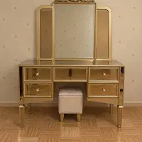 میز آرایش آیینه و صندلی (نو)
