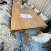 میز ناهار خوری ۱۰نفره|میز و صندلی غذاخوری|فولادشهر, مسکن مهر فولادشهر|دیوار