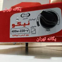 بخاری هیتر کرسی برقی Nikoo مخملی ۴۰۰وات طبی درمانی