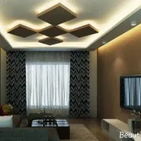 رابیتس کاری و نور مخفی نمای ساختمان|خدمات پیشه و مهارت|قزوین, |دیوار