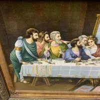 شام آخر برجسته|تابلو فرش|تهران, والفجر|دیوار