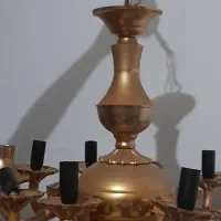 سه عدد لوستر آب طلا