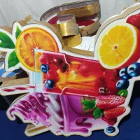 تابلو کامپوزیت آبمیوه بستنی و نئون