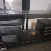 میز تلوزیون شیشه ای