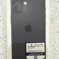 ایفون 16 نرمال مشکی باطری 100%