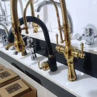 شیرآلات ظرفشویی فنری تسویه خور تک به قیمت عمده|مصالح و تجهیزات ساختمان|رباطکریم, نصیرشهر|دیوار