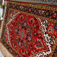 فرش هریس تاجری دستباف9متری1عددزیبا