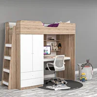 تخت یکنفره ولی تخت دوطبقه ۴۵۶۷|تخت و سرویس خواب|برخوار, |دیوار