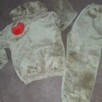 هودی وشلوار تدی داخل خز مناسب ۵تا۶سال درحدنو